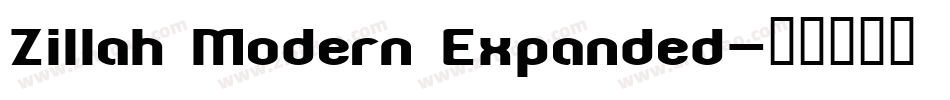 Zillah Modern Expanded字体转换
